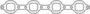 Cometic Rectangle Port Aluminum Exhaust Manifold Gasket Set