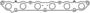 Cometic Round Port Multi-Layer Steel (MLS) Exhaust Header Gasket