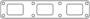 Cometic Rectangle Port Fiber, Stainless Steel (CFM) Exhaust Header Gasket