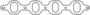 Cometic Rectangle Port Fiber Intake Manifold Gasket