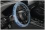 Coverking Steering Wheel Cover Black, Blue