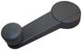 Crown Auto Charcoal Plastic Window Crank Handle