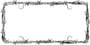 Cruiser Accessories Barbed Wire License Plate Frame