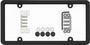 Cruiser Accessories Tuf Combo License Plate Frame