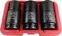 CTA Tools 3 Piece 1/2 Inch Drive 6 Point Metric Socket Set