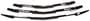 Coast To Coast ABS Plastic Black, Gloss Finish Grille Insert
