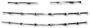 Coast To Coast ABS Plastic Chrome-Plated Finish Grille Insert