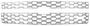 Coast To Coast ABS Plastic Chrome-Plated Finish Grille Insert