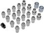 Dorman AutoGrade 7/16-20 Inch Thread 19mm, 21mm Hex Wheel Lug Nut Set