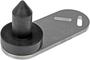 Dorman HD Solutions Aluminum, Rubber Hood Pin
