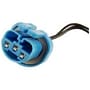 Disco Automotive 18 Gauge Blue Headlight Pigtail Connector