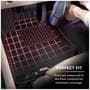 3D Mats Kagu Black Embossed Pattern Thermoplastic Rubber (TPR) Floor Mat Set