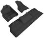 3D Mats Elegant Black Elegant, Woven Floor Mat Set
