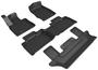 3D Mats Kagu Black Cross-link Polyethylene (XPE), Plastic, Thermoplastic Rubber (TPR) Floor Mat Set