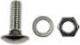 Dorman 7/16-14 Inch Thread Round Bumper Bolt