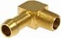 Dorman 5/16, 1/8 Inch NPT 90 Degree Fuel Line Adapter