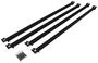 Dee Zee Overland Black Bed Side Rail