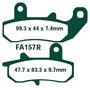 EBC Brakes R Series Rear Brake Pads Set