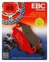 EBC Brakes Carbon X Series Front Organic Brake Pads Set