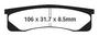 EBC Motorcycle Ceramic Brake Pads