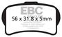 EBC Brakes Carbon X Series Front Brake Pads Set