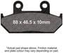 EBC Motorcycle Front Brake Pads Set