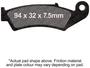 EBC Brakes MXS Series Front Brake Pads