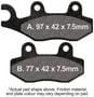 EBC Brakes SXR Series Brake Pads