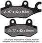 EBC Motorcycle Rear Brake Pads Set
