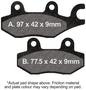EBC Brakes SFA Series Brake Pads Set