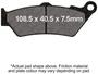 EBC Motorcycle Brake Pads Set