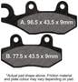 EBC Brakes SFAHH Series Front Brake Pads Set