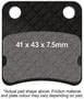 EBC Brakes SFA Series Brake Pads