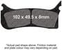 EBC Brakes MXS Series Front Brake Pads Set