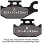 EBC Brakes SFA Series Rear Organic Brake Pads Set