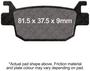 EBC Brakes SFAHH Series Rear Brake Pads Set