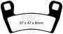 EBC Brakes SXR Series Front Brake Pads