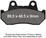 EBC Motorcycle Front Brake Pads Set