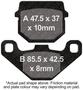 EBC Motorcycle Front Brake Pads Set
