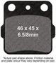 EBC Motorcycle Rear Brake Pads Set