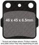 EBC Motorcycle Rear Brake Pads Set
