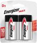 Energizer MAX Alkaline Battery Pack of 2