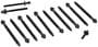 Elring M8-1.25, M10-1.50 Thread Star Cylinder Head Bolt Set