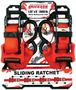 Erickson Manufacturing Sliding Ratchet Straps with Cap Lock Hooks