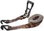 Erickson Manufacturing Soft Grip Ratchet Strap with Double J-Hooks