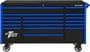 Extreme Tools 17 -Drawer Black, Blue Roller Cabinet
