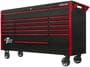 Extreme Tools 17 -Drawer Black, Red Roller Cabinet