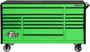 Extreme Tools 17 -Drawer Black, Green Roller Cabinet