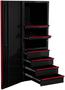 Extreme Tools 4 -Drawer Black Side Cabinet