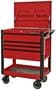 Extreme Tools 4 -Drawer Black, Red Tool Cart